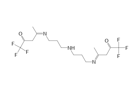 2-Pentanone, 4,4'-[iminobis(3,1-propanediylnitrilo)]bis[1,1,1-trifluoro-