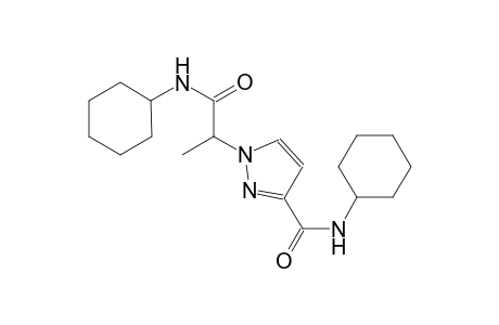 1H-pyrazole-1-acetamide, N-cyclohexyl-3-[(cyclohexylamino)carbonyl]-alpha-methyl-