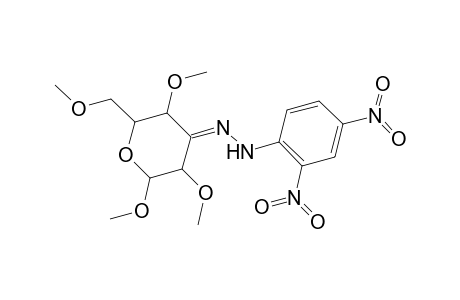.beta.-D-Ribo-Hexopyranosid-3-ulose, methyl 2,4,6-tri-O-methyl-, (2,4-dinitrophenyl)hydrazone