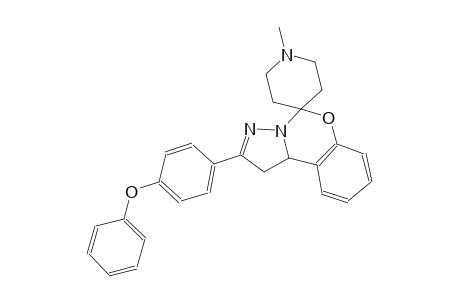 1'-methyl-2-(4-phenoxyphenyl)-1,10b-dihydrospiro[benzo[e]pyrazolo[1,5-c][1,3]oxazine-5,4'-piperidine]