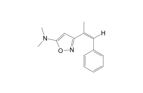 5-DIMETHYLAMINO-3-(1-METHYL-2-PHENYLETHENYL)-1,2-OXAZOL