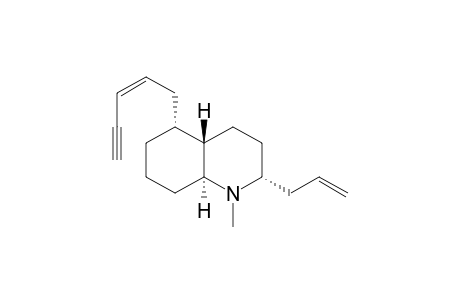 (2R,4aS,5R,8aS)-2-allyl-1-methyl-5-[(Z)-pent-2-en-4-ynyl]-3,4,4a,5,6,7,8,8a-octahydro-2H-quinoline