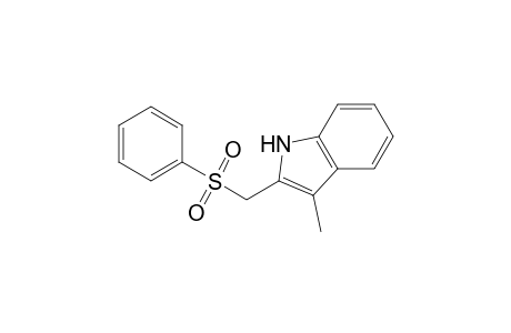 2-(benzenesulfonylmethyl)-3-methyl-1H-indole