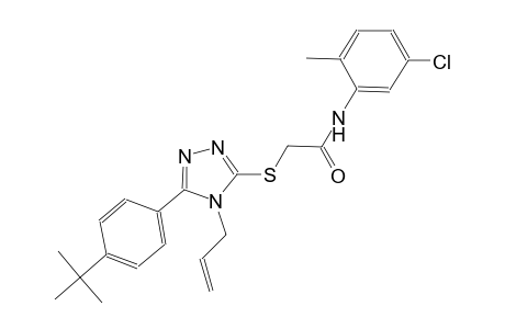 2-{[4-allyl-5-(4-tert-butylphenyl)-4H-1,2,4-triazol-3-yl]sulfanyl}-N-(5-chloro-2-methylphenyl)acetamide
