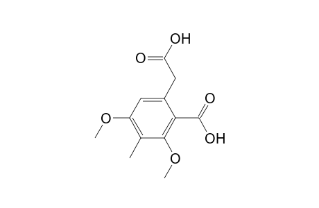 6-(carboxymethyl)-2,4-dimethoxy-3-methylbenzoic acid