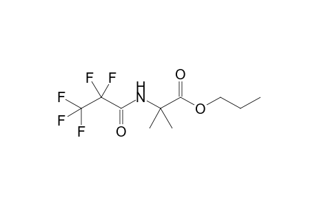 propyl 2-methyl-2-(2,2,3,3,3-pentafluoropropanoylamino)propanoate