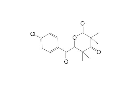 6-(4-chlorobenzoyl)-3,3,5,5-tetramethyldihydro-2H-pyran-2,4(3H)-dione