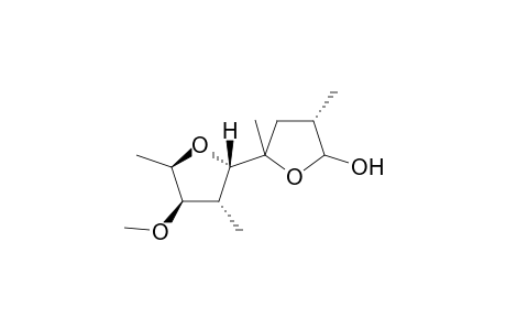 4'(R)-Methoxy-2(S),4(S),3'(R),5'(R)-tetramethyloctahydro[2,2']bifuranyl-5-ol