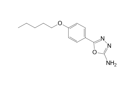 2-amino-5-[p-(pentyloxy)phenyl]-1,3,4-oxadiazole