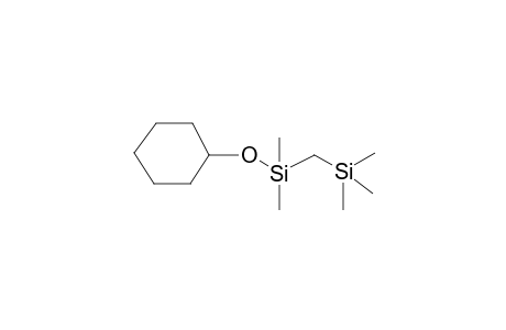 (Cyclohexyloxy)(dimethyl)[(trimethylsilyl)methyl]silane