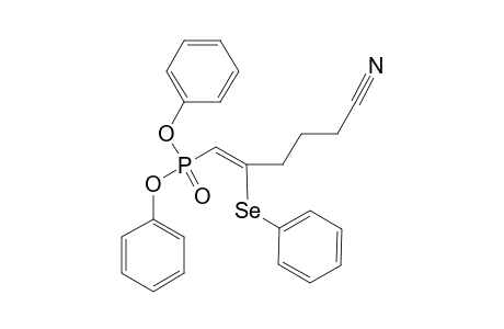 (Z)-5-CYANO-1-(DIPHENOXYPHOSPHINYL)-2-(PHENYLSELENO)-1-PENTENE