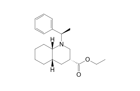 Ethyl (3R,4aS,8aS)-1-[(R)-1-Phenylethyl]decahydroquinoline-3-carboxylate