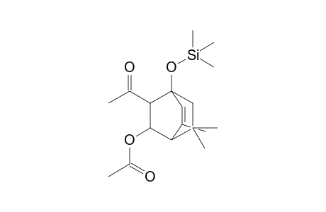 8-endo-Acetoxy-7-exo-acetyl-3,5,5-trimethyl-1-(trimethylsiloxy)bicyclo[2.2.2]oct-2-ene