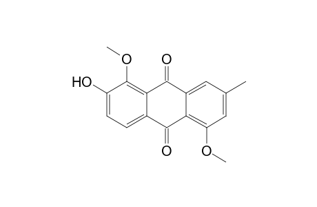 2-Hydroxy-1,5-methoxy-7-methyl-9,10-anthraquinone