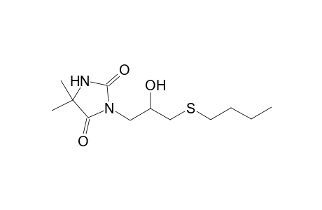 3-[3-(butylsulfanyl)-2-hydroxypropyl]-5,5-dimethyl-2,4-imidazolidinedione