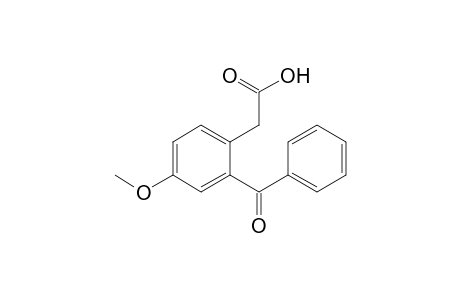 2-Benzoyl-4-methoxyphenylacetic Acid