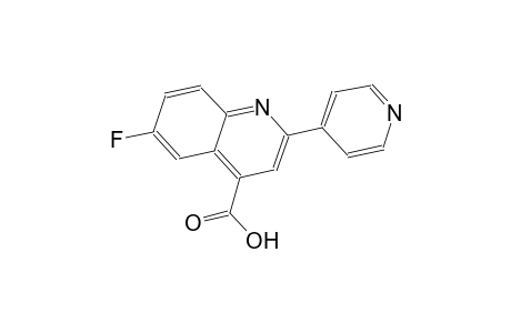 6-fluoro-2-(4-pyridinyl)-4-quinolinecarboxylic acid