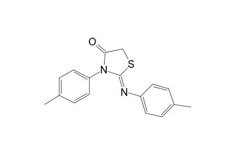 3-p-Tolyl-2-p-tolyliminothiazolidin-4-one