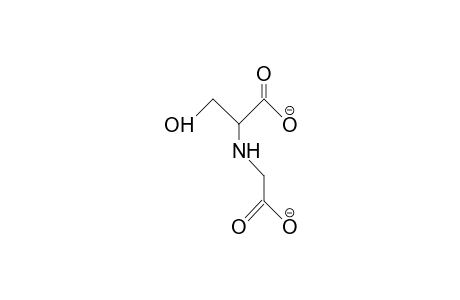 Serine-N-acetic acid, dianion