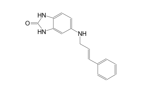 5-{[(2E)-3-phenyl-2-propenyl]amino}-1,3-dihydro-2H-benzimidazol-2-one