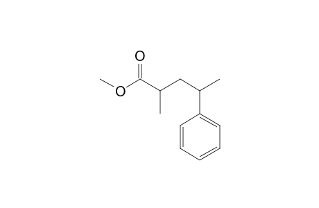 Methyl (2RS,4SR)-2-methyl-4-phenylpentanoate