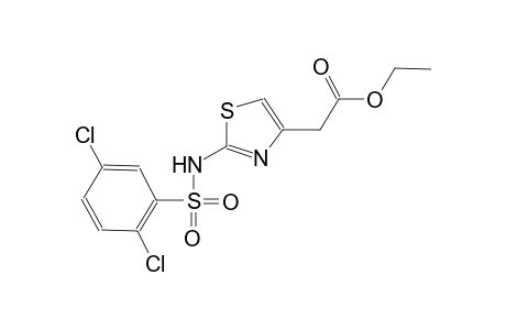 ethyl (2-{[(2,5-dichlorophenyl)sulfonyl]amino}-1,3-thiazol-4-yl)acetate