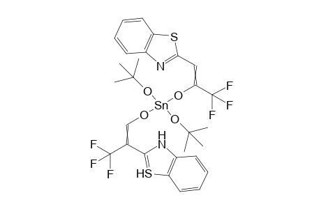 [2-(1,3-benzothiazol-2-yl)-1-(trifluoromethyl)vinyloxy]-[2-(3H-1,3-benzothiazol-2-yl)-3,3,3-trifluoro-prop-1-enoxy]-ditert-butoxy-stannane