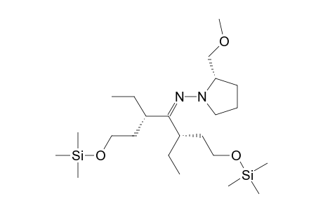 (3S,5S)-3,5-diethyl-N-[(2S)-2-(methoxymethyl)-1-pyrrolidinyl]-1,7-bis(trimethylsilyloxy)-4-heptanimine