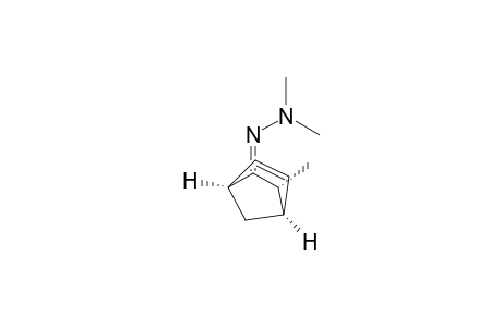 Bicyclo[2.2.1]hept-5-en-2-one, 3-methyl-, dimethylhydrazone, (1.alpha.,2E,3.alpha.,4.alpha.)-(.+-.)-