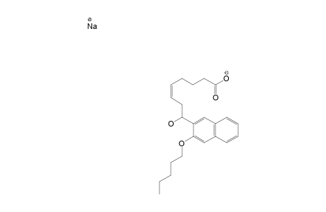 SODIUM-8-HYDROXY-8-(3-PENTYLOXY-NAPHTHALEN-2-YL)-OCT-5-ENOATE