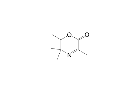 2H-1,4-Oxazin-2-one, 5,6-dihydro-3,5,5,6-tetramethyl-, (.+-.)-