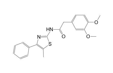 2-(3,4-dimethoxyphenyl)-N-(5-methyl-4-phenyl-1,3-thiazol-2-yl)acetamide