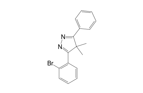 3-(2'-BROMOPHENYL)-4,4-DIMETHYL-5-PHENYL-4H-PYRAZOLE