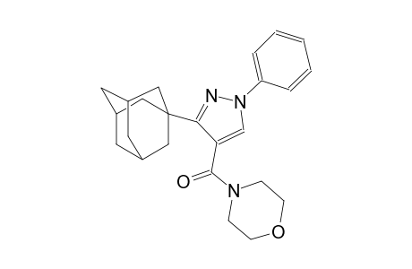4-{[3-(1-adamantyl)-1-phenyl-1H-pyrazol-4-yl]carbonyl}morpholine