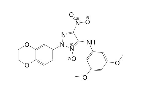 2-(2,3-dihydro-1,4-benzodioxin-6-yl)-N-(3,5-dimethoxyphenyl)-5-nitro-2H-1,2,3-triazol-4-amine 3-oxide