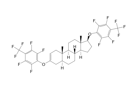 3,17.beta.-bis[2,3,5,6-tetrafluoro-4-(trifluoromethyl)phenoxy]-5.alpha.-androst-2-ene