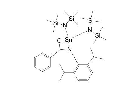 3-(2,6-diisopropylphenyl)-4-phenyl-N2,N2,N2',N2'-tetrakis(trimethylsilyl)-1,3,2-oxazastannetidine-2,2-diamine