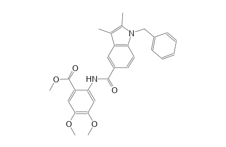 methyl 2-{[(1-benzyl-2,3-dimethyl-1H-indol-5-yl)carbonyl]amino}-4,5-dimethoxybenzoate