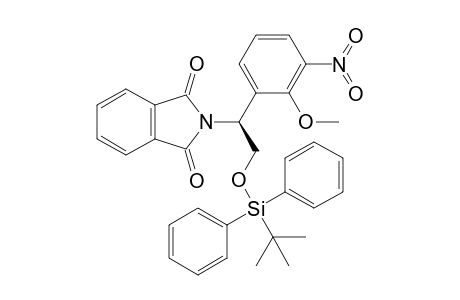 (S)-2-[2-(tert-Butyldiphenylsilyloxy)-1-(2-methoxy-3-nitrophenyl)ethyl]isoindole-1,3-dione