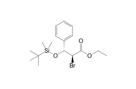 Ethyl 2-Bromo-3-(tert-butyldimethylsiloxy)-3-phenylpropanoate