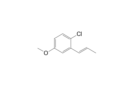 1-Chloranyl-4-methoxy-2-[(E)-prop-1-enyl]benzene