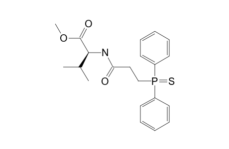 (S)-2-(3'-DIPHENYLPHOSPHINOTHIOYL)-PROPANAMIDO-2-ISOPROPYLETHANOIC_ACID_METHYLESTER