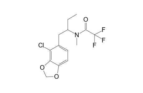 N-Methyl-1-(3,4-methylenedioxyphenyl)butan-2-amine-A (-H,Cl) TFA