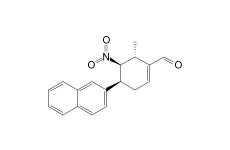 (4S,5S,6R)-6-Methyl-5-nitro-4-(naphthalen-2-yl)cyclohex-1-enecarbaldehyde