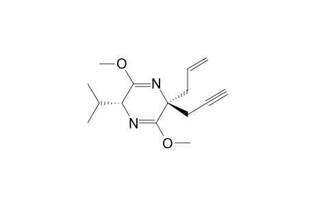 (2R,5S)-3,6-dimethoxy-2-propan-2-yl-5-prop-2-enyl-5-prop-2-ynyl-2H-pyrazine