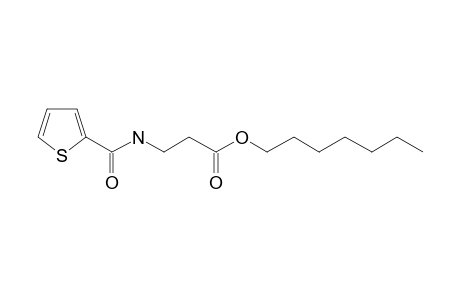 .beta.-Alanine, N-(thiophene-2-carbonyl)-, heptyl ester