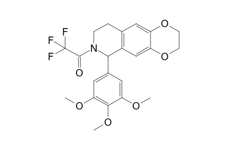 N-Trifluoroacetyl-6-(3,4,5-trimethoxyphenyl)-2,3,6,7,8,9-hexahydro-[1,4]-dioxino[2,3-g]isoquinoline