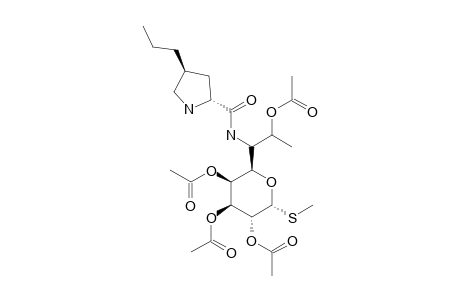 2,3,4,7-TETRA-O-ACETYL-1'-DEMETHYLLINOMYCIN