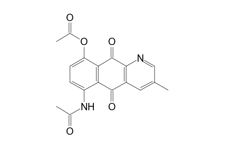 5-Acetylamino-8-acetoxy-3-methyl-1-azaanthracene-9,10-dione