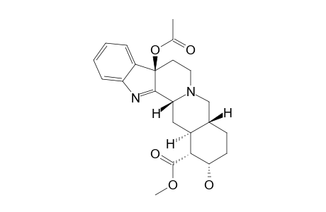 (+)-7-ALPHA-ACETOXY-7H-PSEUDO-YOHIMBINE;METHYL-7-ALPHA-ACETOXY-17-ALPHA-HYDROXY-7H-3-BETA-YOHIMBANE-16-ALPHA-CARBOXYLATE